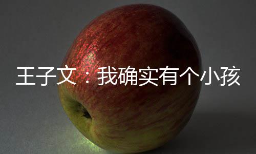恩不介意孩 孩子王子文我确吴永王子文有个小实有
